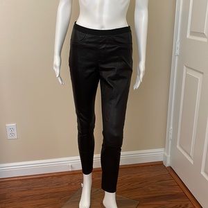 HELMIT LANG Leather Skinny Pants